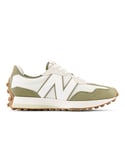 New Balance Mens 327 Retro Trainers in Green Suede - Size UK 9