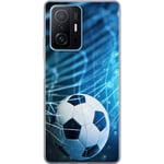 Xiaomi 11T Pro Gjennomsiktig Telefondeksel Fotboll