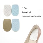 1pair Falt Foot High Heel Insoles Shoes Pads Arch Support Insert Khaki S