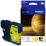 Genuine Brother LC1100Y Yellow Ink jet Print Cartridge, LC-1100Y