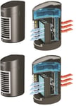 PAIR OF PORTABLE EVAPORATIVE 2 SPEED  AIR CONDITIONER UNIT COOLER COLD WATER