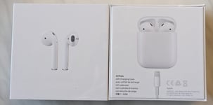 Apple AirPods with Charging Case 2nd Generation MV7N2ZM/A Brand New Sealed White