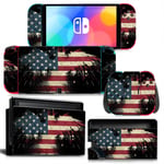 Kit De Autocollants Skin Decal Pour Switch Oled Game Console National Flag Series Theme Series, T1tn-Nsoled-0981
