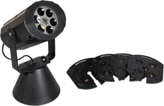 Festive Battery Operated LED Projector With 4 Festive Slides (Halloween, Christmas, New Year, Birthday)