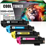 4x Toner for Xerox Phaser 6510 6510N 6510DN WorkCentre 6515 6510DN HIGH YIELD
