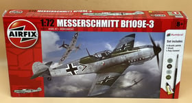 Messerschmitt Airfix Bf109E-3 1:72 Kit Model Starter AIRFIX Set 1/72 New A68205