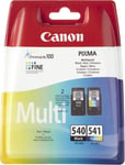 Original PG540 Black & CL541 Colour Ink Cartridge For Canon PIXMA MX515 Printer