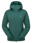 RAB Xenair Alpine Jacket, Dame Green Slate L