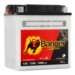 Batteri Banner Bike Bull YB10L-A2 51112 MS.