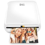 Imprimante Photo Kodak Step AMZRODMP20K1W 2x3 Zink Bluetooth NFC 10MP Blanc