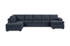 NEW YORK U-soffa XL Divan Höger Mörkblå -