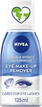 NIVEA Double Effect Waterproof Eye Make-Up Remover (125 Ml), Daily Use Face Clea