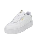 PUMA Damen Karmen Rebelle Sneaker, White White, 42 EU