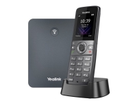 Yealink W74P - Trådløs VoIP-telefon - med Bluetooth-grensesnitt med anrops-ID/samtale venter - DECT - treveis anropskapasitet - SIP, SIP v2, RTCP-XR, VQ-RTCPXR - klassisk grå, romgrå