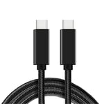 100W USB-C Laddningskabel för Snabbladdning, 5A, Power Delivery, 1m