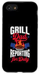 Coque pour iPhone SE (2020) / 7 / 8 Grill Dad se présente au travail, le 4 juillet, papa, blague