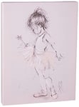 Art Group AFWDC92781 The Hazel Bowman (Little Ballerina II) Canvas Print, Wood, Multi-Colour, 30 x 40 x 1.3 cm