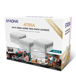 STRONG ATRIA AX3000 Mesh Wi-Fi 6 System: Coverage up to 5,000sq.ft, Connects 254