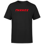 Avengers Thanos Comics Logo Men's T-Shirt - Black - L - Black