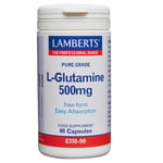 LAMBERTS L-Glutamine - 90 x 500mg Capsules