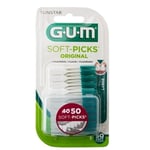 GUM Soft Picks Fluoride Large Rubber tip pick 40 st/paket