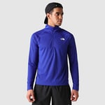 The North Face Men's Flex II 1/4 Zip Long-Sleeve T-Shirt LAPIS BLUE (7ZBC 40S)