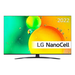 LG NANO76 NanoCell 55 Inch 4K HDR Smart TV Ash blue