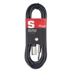 STAGG SAC3PXMDL - Câble de raccordement audio - 3 mètres - 1 x XLR mâle/1 prise jack mâle - 6,3 mm