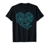Save the Ocean Sea Love Heart T-Shirt
