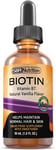 SBR Nutrition Biotin Liquid Drops, 5000Mcg per Serving (60) 1.0Fl.Oz (30Ml) Vani