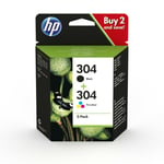 Original HP 304 Black & Colour Ink Cartridge For DeskJet 3750 Inkjet Printer