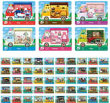 Lot De 56 Cartes À Fermeture Éclair Pour Caravane Animal Crossing New Horizons Série 1-4 Pour Switch/Switch Lite/Wii U