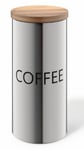 CERA ZACK® Kaffeburk rostfritt stål med bambulock