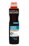 L'Oreal Men Expert Carbon Protect Deodorant 250ml 0% Aluminium Salt 48hr Protect