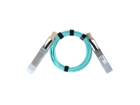 BlueOptics© Aktives Optisches Kabel, 4 Kanal QSFP, 40GBASE-SR4, 15 Meter, Multimode 50/125µm, OM2, Markenfaser, orange, rund 3.0mm Tube (BO252503K15M)