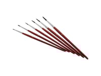 Zahn Pinsel E10710-02 Pensel Til Modelbygning Finhår 6 Dele