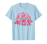 Blue Valentines for her Gnomes GONK Pink heart 2022 T-Shirt