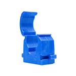 Talon - 22mm Single Hinged Pipe Clips - Pack of 20 - Blue - 360° Fixing for Pipework - Temperatures Up to 85°C (185°F) - Safe for Use On Plumbing, Gas and Air Conditioning Pipe - UV Stabilized