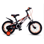 M-YN Boys Girls Kids Bike for 2-9 Years Old 12 14 16 18 20 Inch Kids Bicycle with Training Wheels or Kickstand Child's Bike (Color : Orange, Size : 14inch)