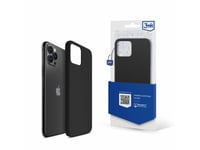 3Mk Silicone Case, Iphone 11 Pro Max, Svart