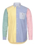 Classic Fit Oxford Fun Shirt Tops Shirts Casual Multi/patterned Polo Ralph Lauren