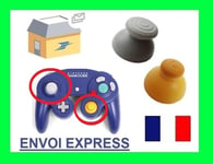 Nintendo GameCube Controller Analog Joystick Cape Yellow And Gray Replacement