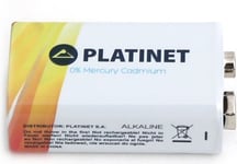 Platinet 9V Alkaliskt Batteri / 6Lr61