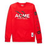 Looney Tunes ACME Capsule Road Runner Silhouette Sweatshirt - Red - M
