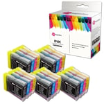 20 Ink Cartridges Fits Brother Lc1000 Lc970 Dcp-135c Mfc-235c Mfc-440cn Printer