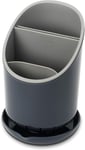 Joseph Joseph 85075 Dock Cutlery Drainer and Organiser - Dark Grey/Grey