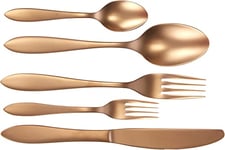 Villeroy & Boch - Manufacture Cutlery Couverts de table pour 4 personnes maximum, 20 unités, Acier inoxydable, Cuivre