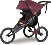 Out n About nipper sport V5 pushchair Brambleberry Red with Raincover 0m to 22kg