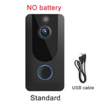Standard V7 Smart Doorbell V7 IP WIFI 1080P Trådlös säkerhetsintercom IR-larm Video ios och och