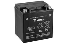 Yuasa 12V YIX30L-BS MC-batteri 30Ah 205 x 87 x 175 mm
